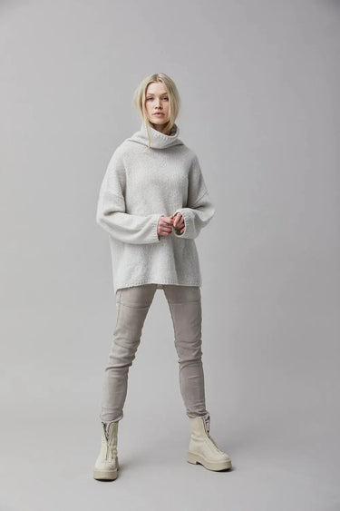 Suede Leggings in Chalk-Pant-Kristensen du Nord-Debs Boutique